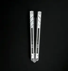 All-steel training knife with unsharpened blade, safe by design, compact and portable to fit in your pocket. Ideal for gamers and professional enthusiasts, it is a popular gift choice for men and perfect for holiday gifting.