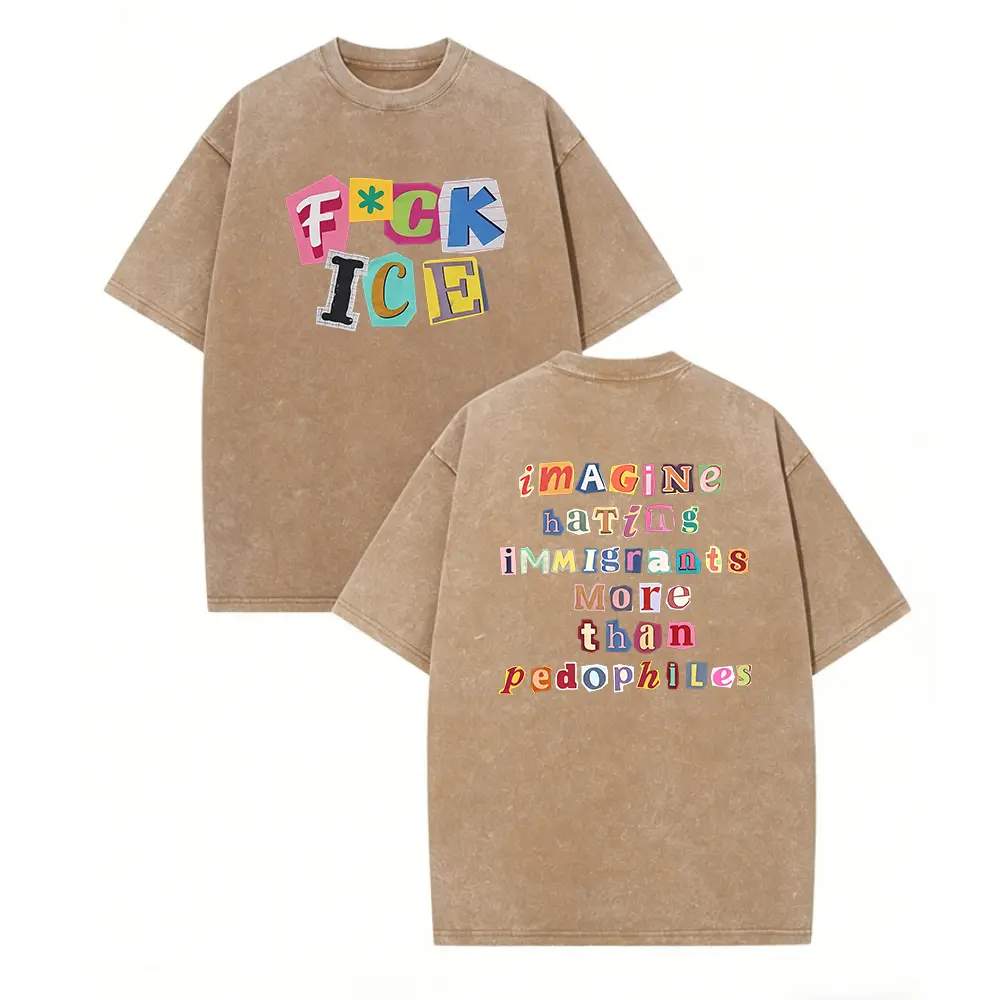 Washed T-shirt-Coffee