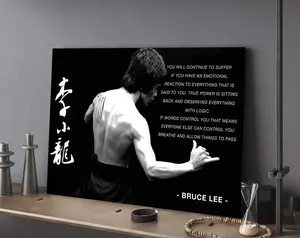 [UNFRAMED POSTER] Control Your Emotions Motivation Quote Canvas Wall Art Entrepreneur Mindset Wall Art Office Acrylic Art Living Room Art Gift Idea Wallpaper