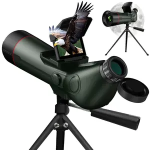 Smart Telescope with Desktop Tripod,Electronic Telescopes with 4K Astrophotography Camera,78mm Large Objective Lens, Portable Refractor Telescope Bird Watching, Wildlife Viewinghun