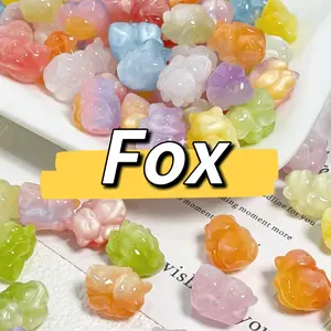 Little Fox: Color-Changing Resin Beads for DIY Bracelets, Pendants, and Accessories