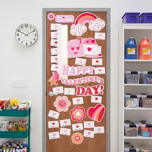 Happy Valentine's Day Classroom Door Decorating Kit - 44 Pc.