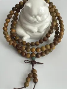 108 Sandalwood Beads Bracelet, Unisex Multi-Layer Prayer Mala, Ideal for Meditation, Buddhist Practice, Daily Wear, Perfect Gift