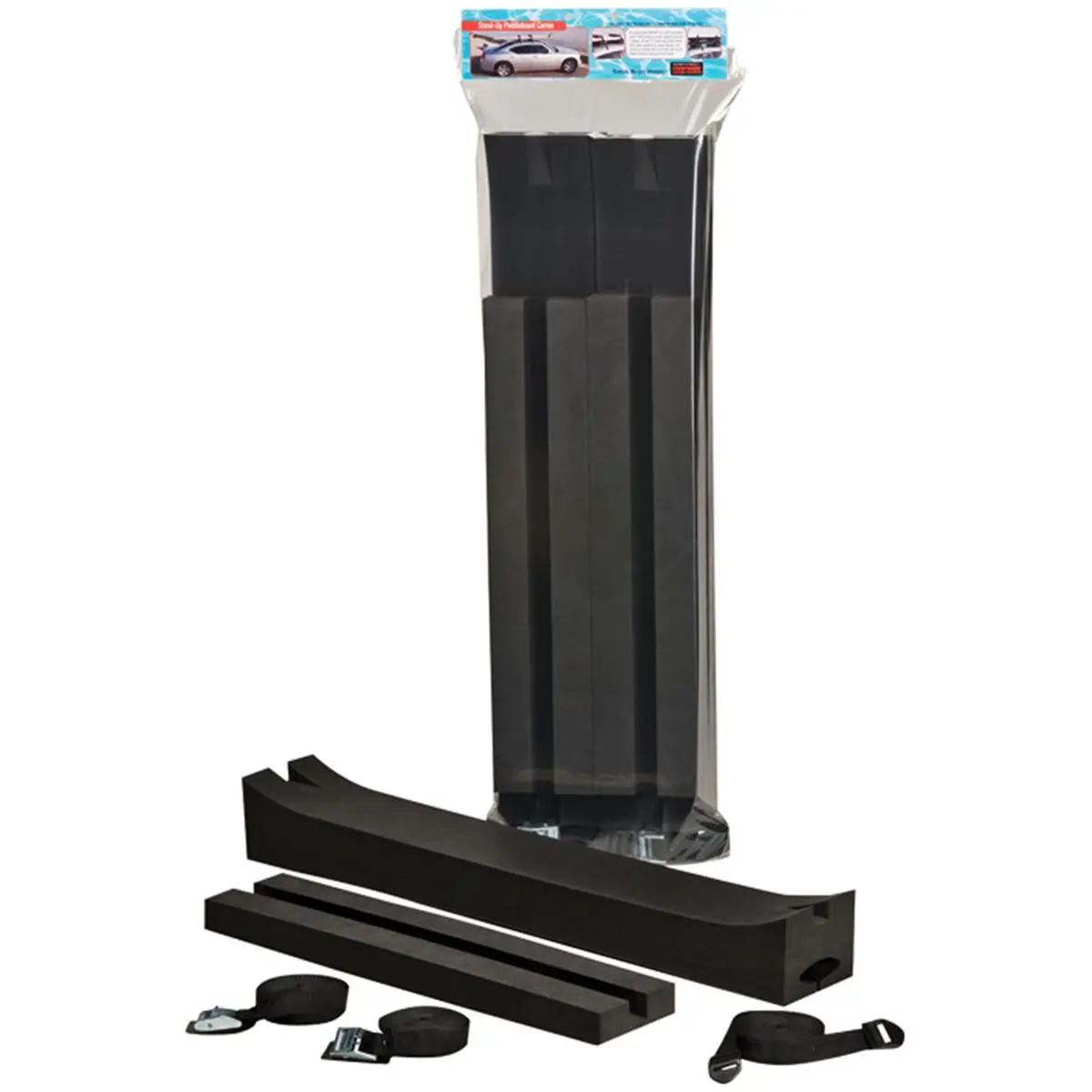 212 MAIN SUP Carrier Kit - Heavy Duty Boat Transport Accessory, Fits 15ft-23in, Easy Installation, Stacking Blocks for Secure Stacking of SUP/SOT, 2 15ft Heavy Duty Utility Straps for Kayaking Water Sports Transport Stand-Up Paddleboard, 23 In.