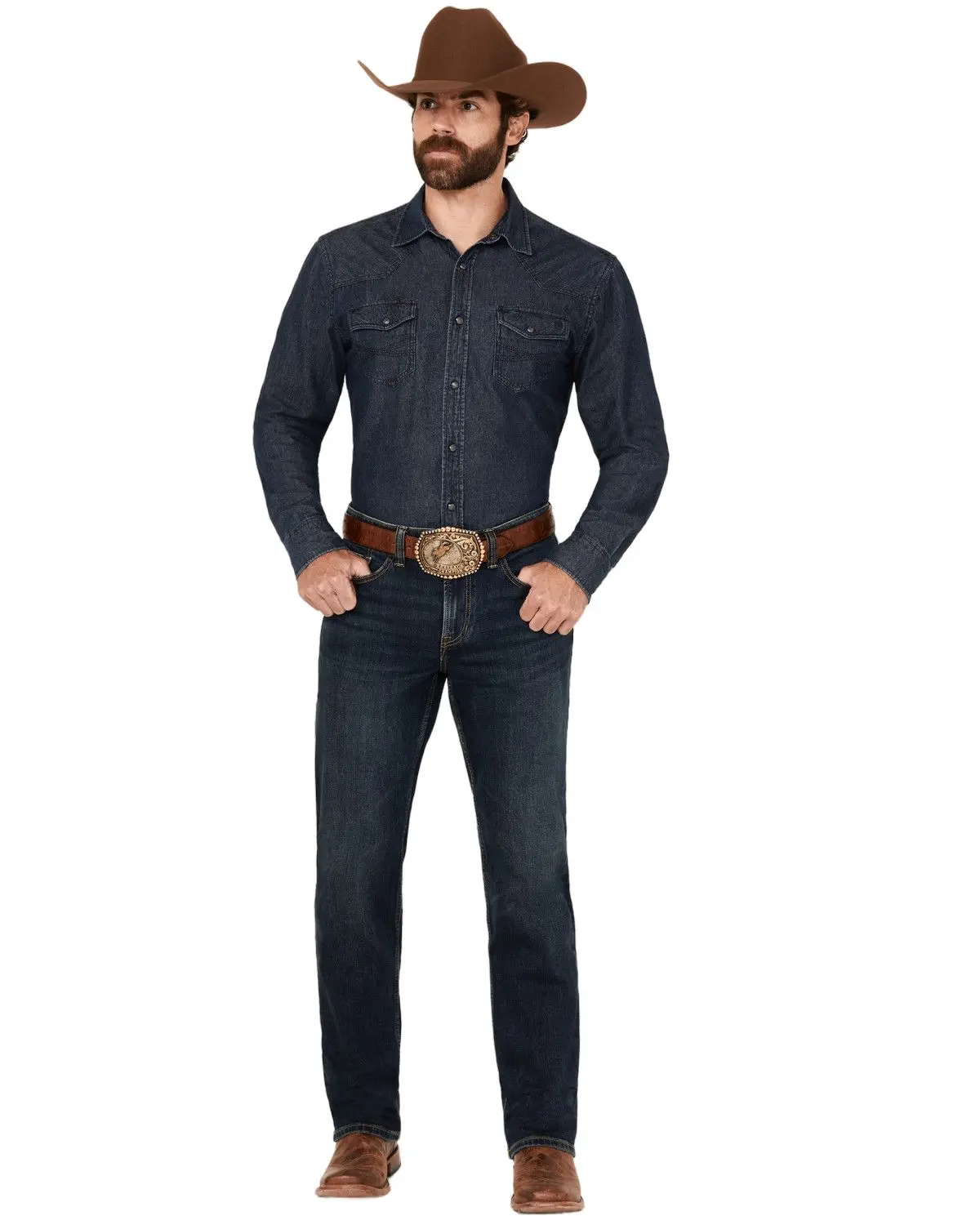 Rank 45 Men's 45&Reg; Men'S Calico Wash Ambush Slim Straight Stretch - Rmfa24j92-Dkw