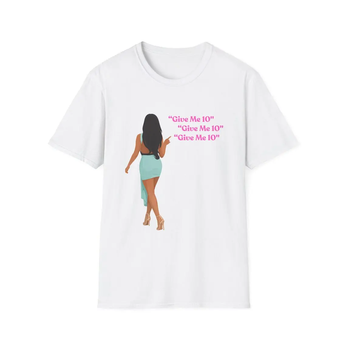 Comfort Colors Give Me 10 Shirt | Love Island USA Inspired Tee | Melanie Season 8 T-Shirt | Faceless Islander Graphic Tee