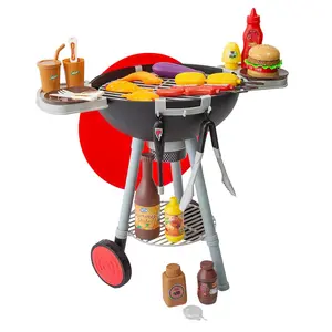 12 3/4" x 22" Interactive BBQ Grill Playset for Kids - 10 Pc.