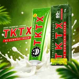 Deep Numbs 80% TKTX-Green Tattoo Cream Maximum Strength | 10g Per Tube Professional Painless Soothing Cream, 6-8 Hours Local Relief for Tattoo Artists & Enthusiasts