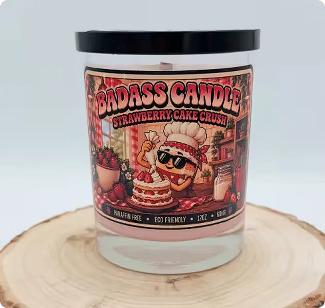 Strawberry Cake Crush Candle