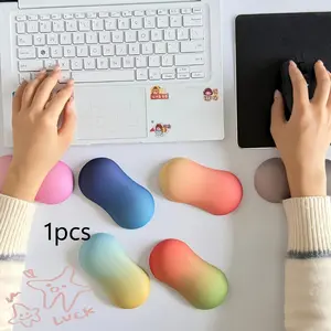 Ergonomic Memory Foam Mouse Wrist Rest - Gel-infused Support, Effectively Relieves Carpal Tunnel Syndrome and Arthritis, Enhances Office Comfort, Breathable Fabric Ideal for All-day Computer Use (An Excellent Gift Choice)