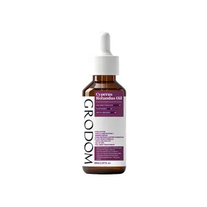 GRODOM Natural Hair Removal Oil & Inhibitor Cyperus Rotundus Oil to Slow Body Hair Growth for Women & Men,Minimize pores,Soothes Skin, 60ml, All Skin Types