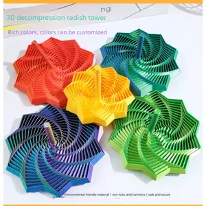 3D Eco-friendly Printed Sensory Fidget Star Set 5PCS 2 Large 2 Middle 1 Small Easter Gifts Teen Girl Party Gifts Teen Boy Party Gifts &  Perfect Emotional Outlet For Students And Working Professionals Alike  Available In  A Vibrant Of Colors