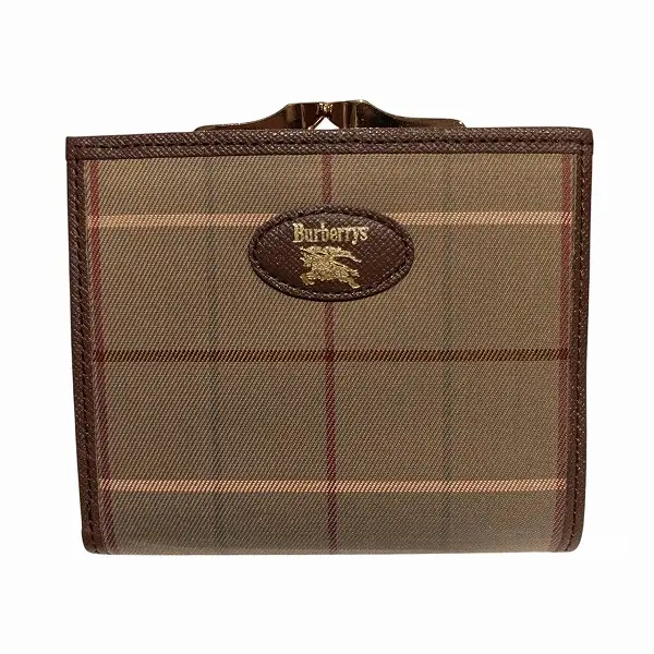 Pre-owned BURBERRY Canvas Small Leather Goods Leather Wallet