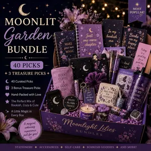Enchanted Chapter Bundle - 40 Mystery Picks & 3 Bonus Treasure Picks - Perfect for Mystery Lovers, Gift Giving, Cozy Nights, Bookish Collectors