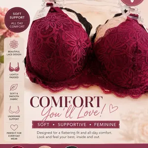 Lace padded bras René Rofe