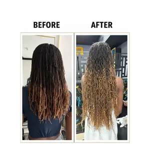 Real Human Hair Microlocks .15cm With or Without Curly Ends 10" Dyeable and Bleachable - Sold in Bundle of 10