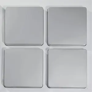 Reston Lloyd G-880-S Gas Tin Burner Cover Set 4 Stainless Steel
