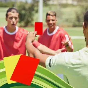 Official Soccer Referee Set, 6-Piece Kit (3 + 3 ), Outdoor, Football, Volleyball, Rugby, Professional & Youth Leagues, Record Penalties