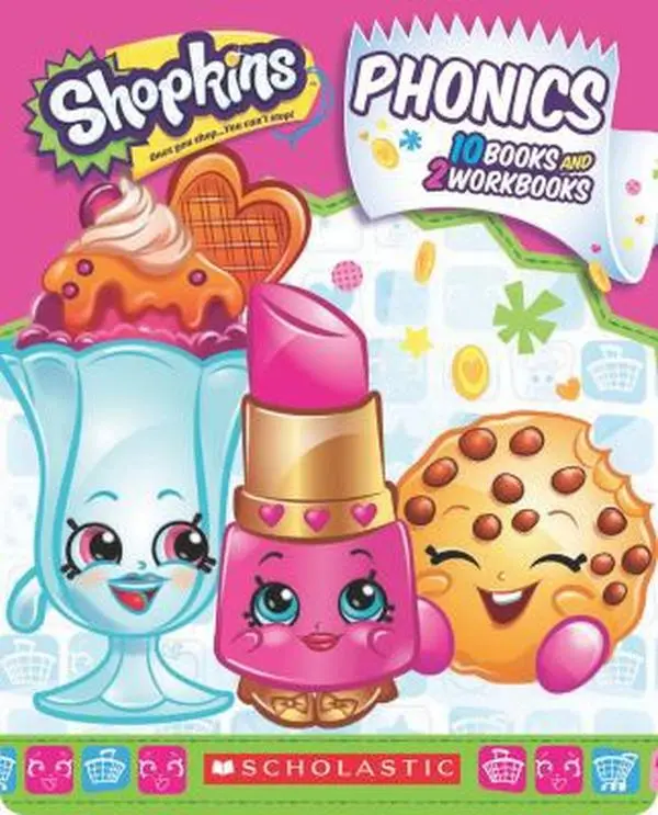 USED Book - Shopkins Phonics by Scholastic (Paperback) - english
