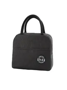 Handheld Reusable Lunch Bag Food Container Storage Pouch Bento Bag Handheld Convenient Insulated Bag Large Capacity Lunch Bag