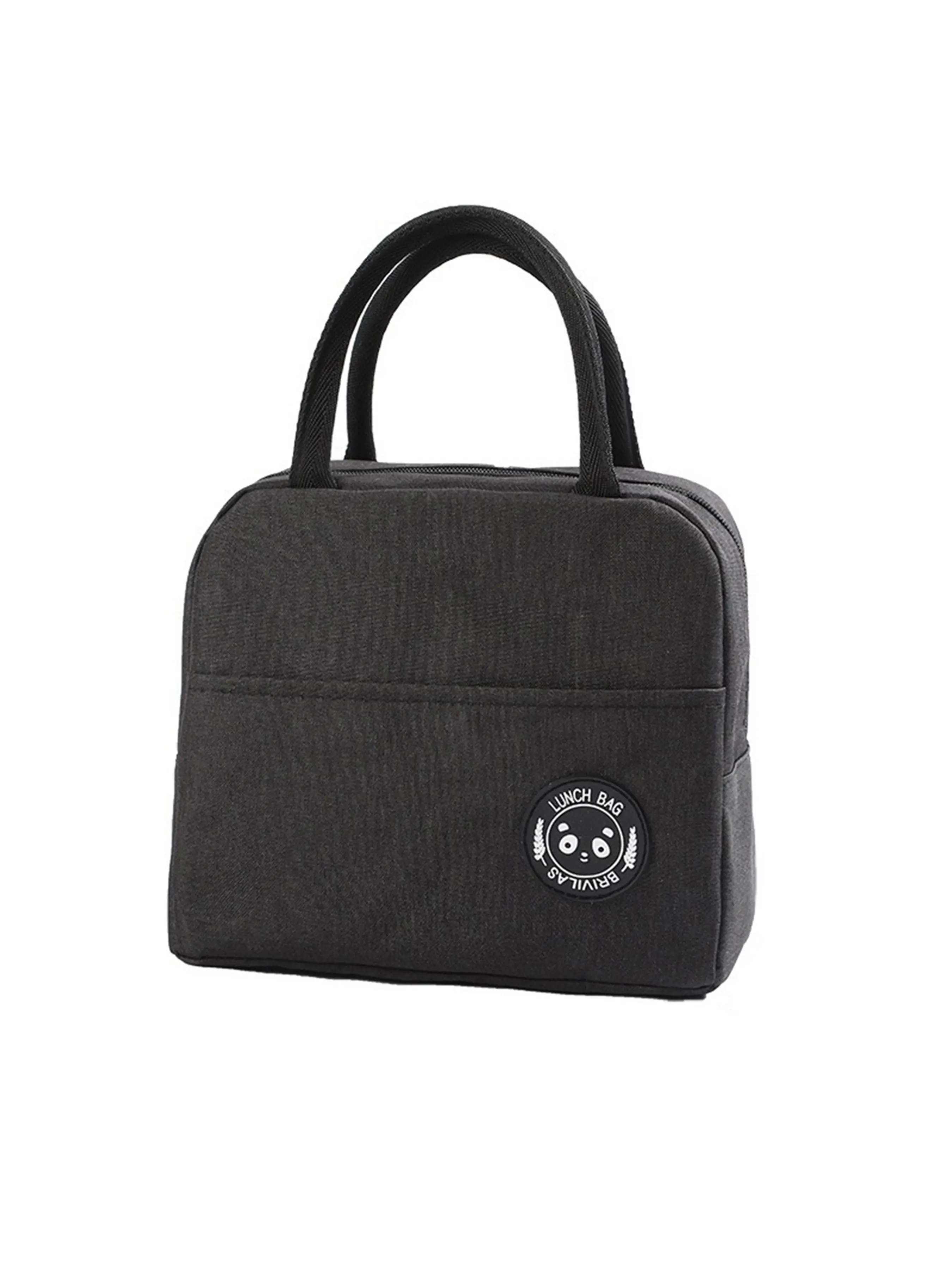 Handheld Reusable Lunch Bag Food Container Storage Pouch Bento Bag Handheld Convenient Insulated Bag Large Capacity Lunch Bag