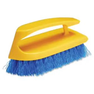 Rubbermaid RCP6482COBCT Iron Handle Scrub Brush - Navy - Pack of 12