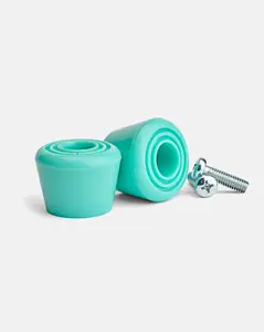 2pk Stopper with Bolts - Aqua