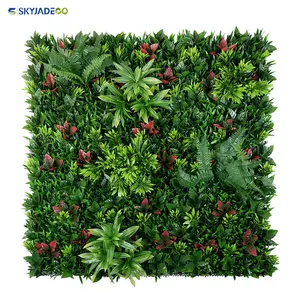 Grass Wall Panel Artificial Plant Fake Grass，Realistic Green Decorative,50"*50" for Indoor and Outdoor Use home decor easy installation weatherproof