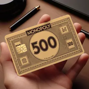Monopoly 500 Credit Card Sticker, Alec Dollar Funny Man Debit Skin Decal Cover Waterproof Vinyl Easy To Apply, Aesthetic Credit Card Sticker, Fashion Funny Card Covers