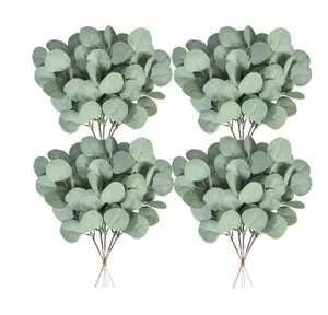 10PCS/30pcs/50pcs Fake Eucalyptus Leaves Home Outdoor Garden Valentine's Day New Years Gifts