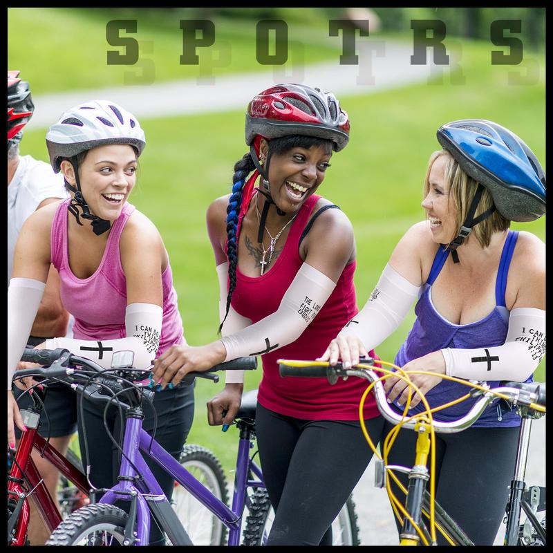 6 Pairs Easter Faith Cross Arm Sleeve Christian Cooling Arm Sleeves  Bible Verses Arm Sleeves for Men Women Football Basketball Baseball Running Cycling Summer Outdoor Activities Protection Arms Easte Basket Stuffer