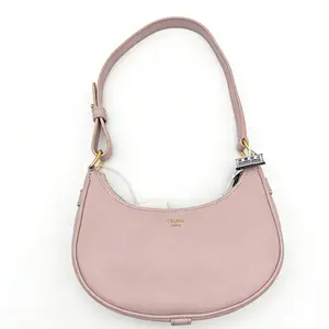 Pre-owned Celine Taro Purple Mini Ava Underarm Crescent Bag 16 * 5 * 9cm th260401004