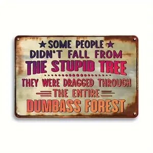 Sarcastic Quotes Metal Tin Sign, Funny Vintage Metal Plaque, Wall Decor, Room Decor, Home Decor, Novelty Desk Decor for Home Indoor Outdoor Restaurant, Signage, Decoration Items, Vintage Garage Signs