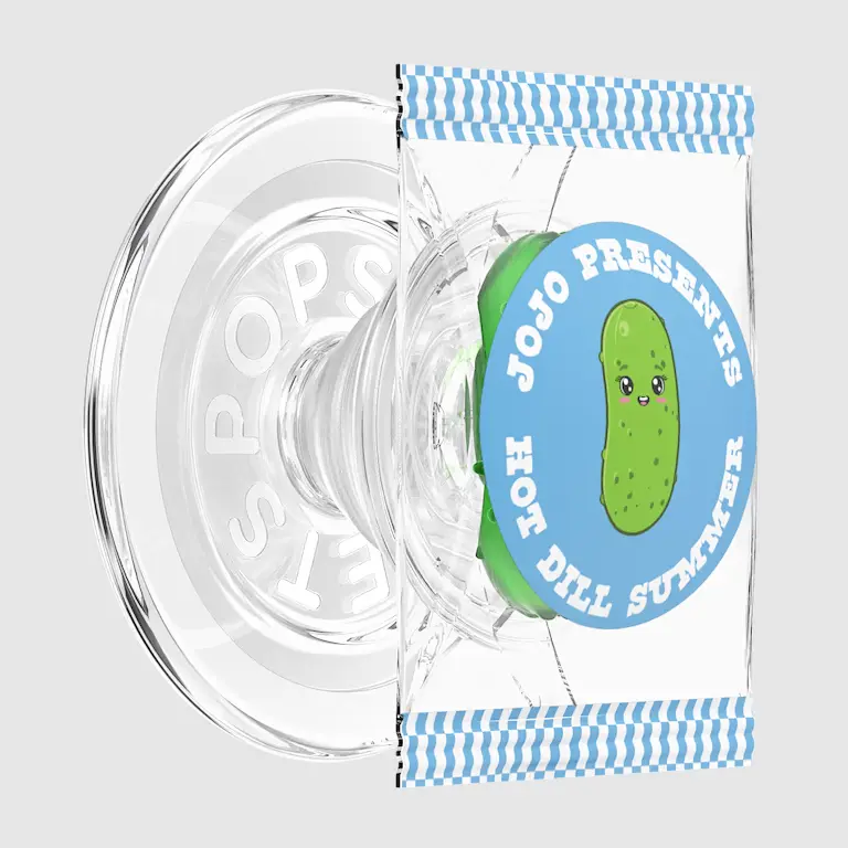 PopSockets MagSafe PopGrip - Airbag Baggy Pickle Design, Mini Magnetic Smartphone Cellphone Mounting Accessory, Magsafe-Compatible Phone Holder & Mount, Accessories