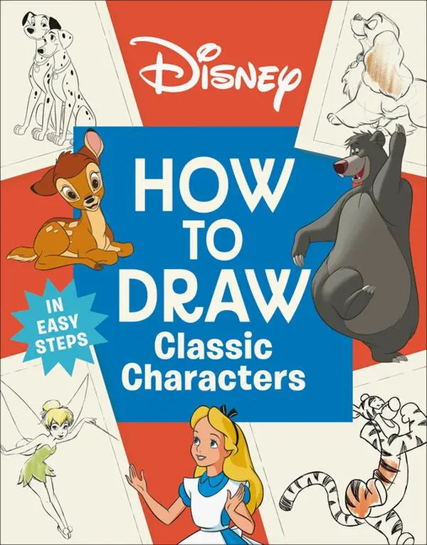 Disney How to Draw Classic Characters -- DK - Paperback
