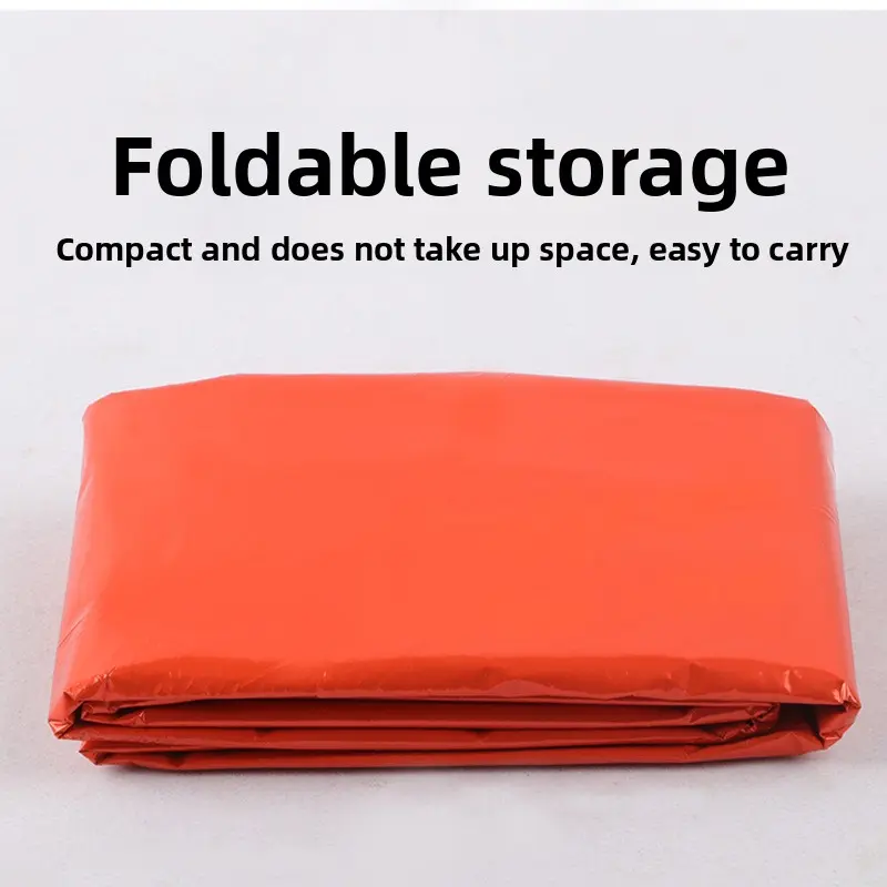 Emergency Sleeping Bag Outdoor Emergency Survival Sleeping Bag Cold-Proof Insulation Travel Emergency Blanket Waterproof Sleeping Bag