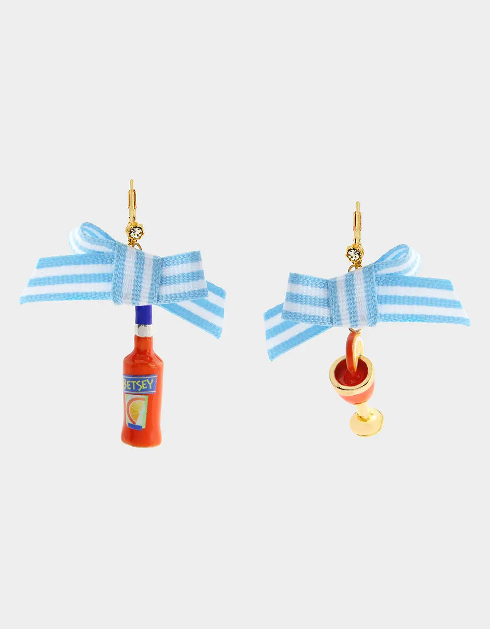 MISMATCH SPRITZ EARRINGS ORANGE