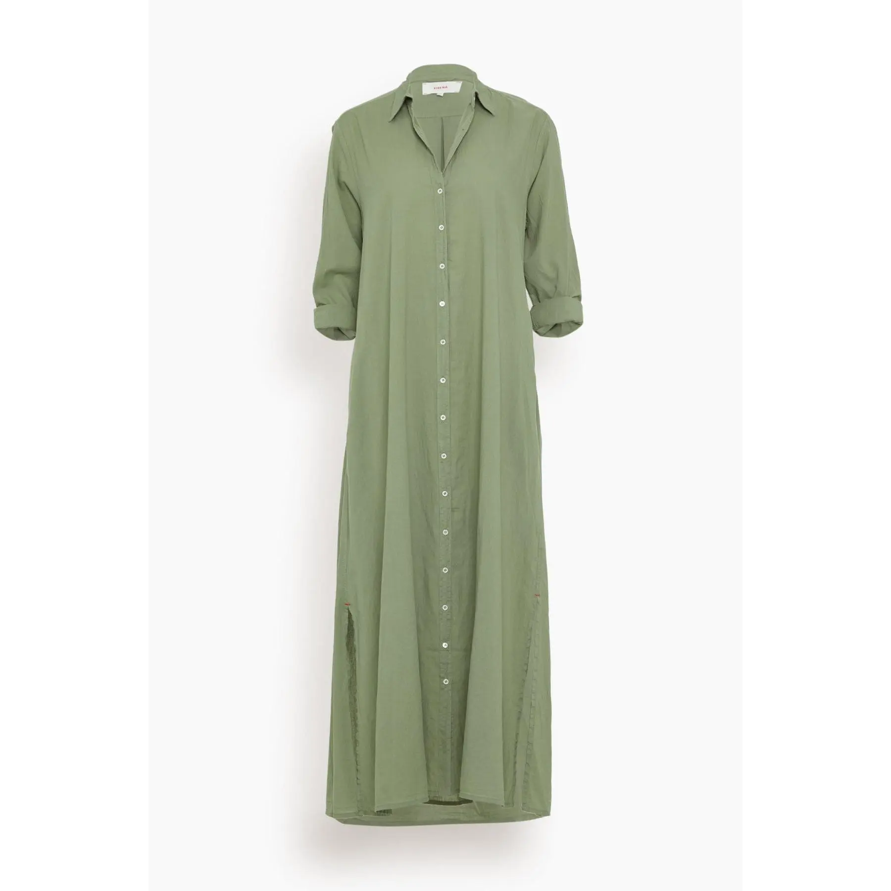 Boden Dress in Green Army