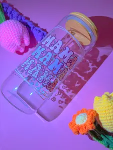 20 oz custom glass cup