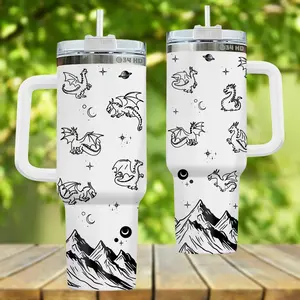 Velaris City Of Starlight 40oz Tumbler, Velaris Stainless Tumbler, City Of Starlight Tumbler Cup, Fantasy Book Lover Gift Acotar Merch