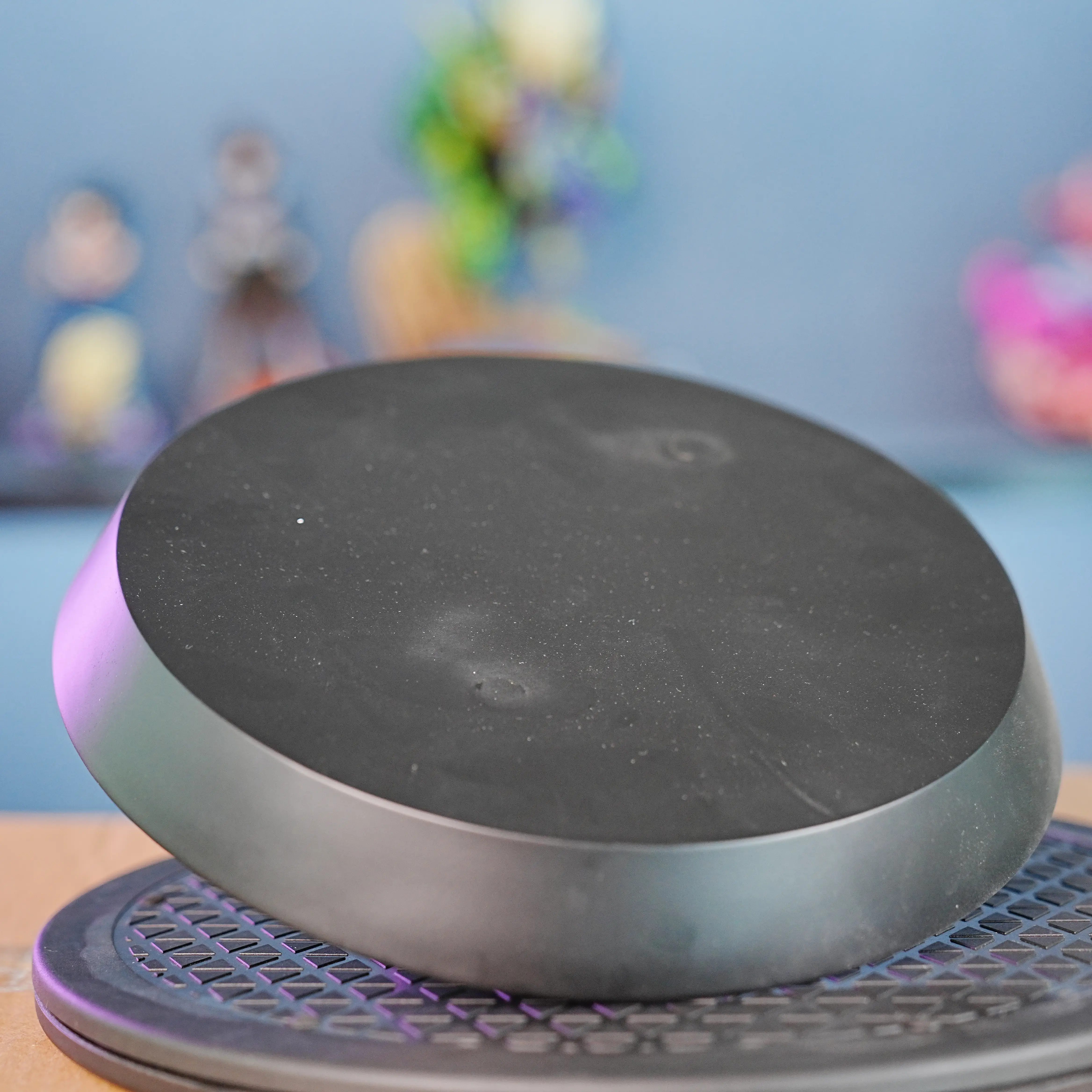 Black Round Resin Display Base