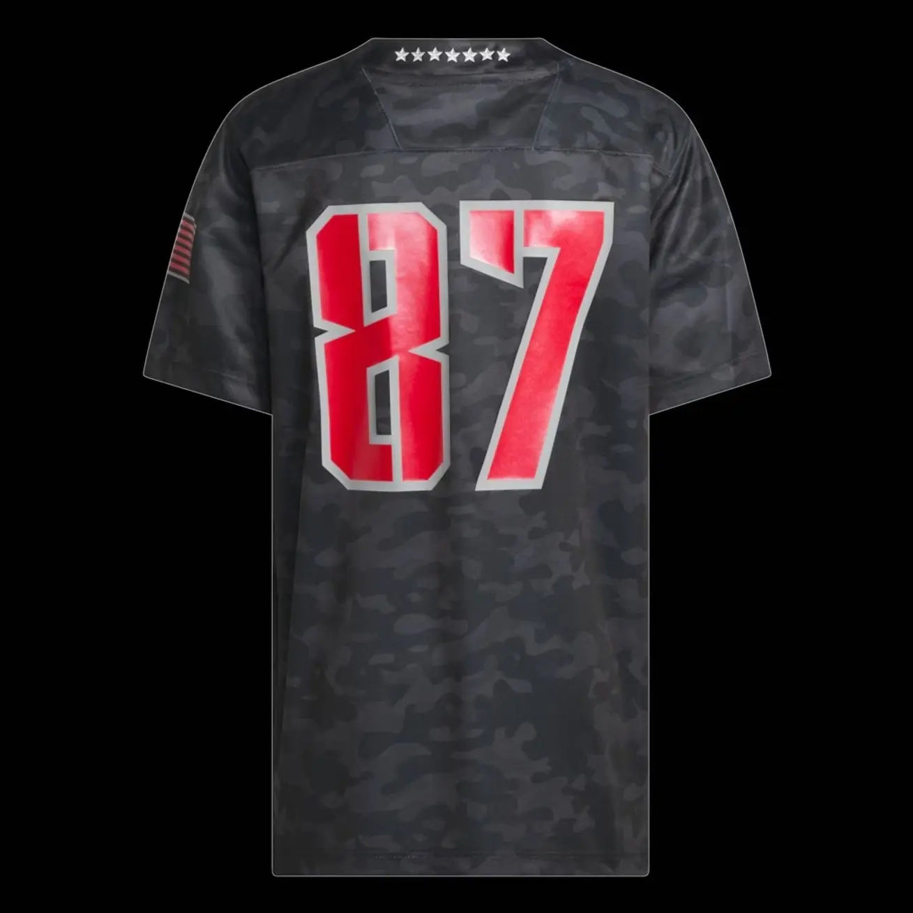 Unisex Football College #87 NC State Wolfpack Honor & Support Premier Strategy Jersey - Black