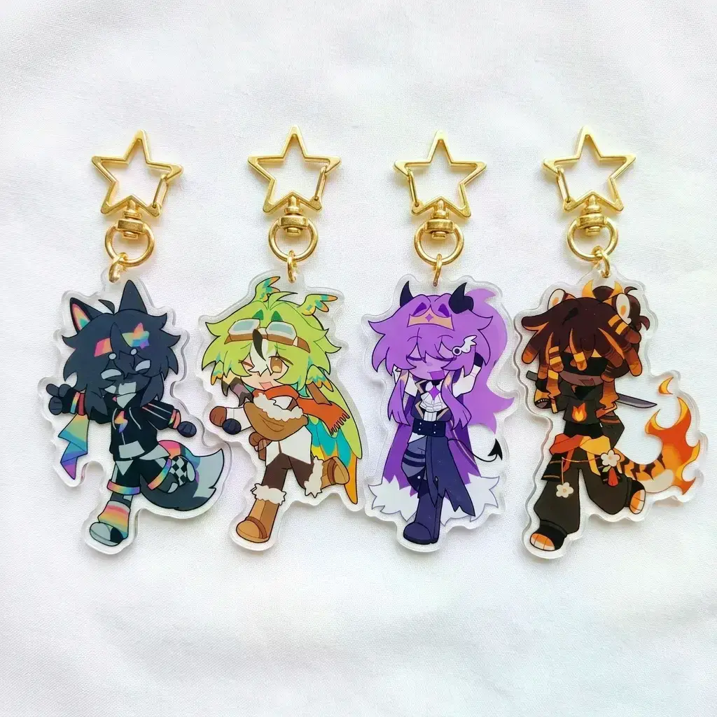 Unstable Universe MCYT Yt Translucent Keychain, YT Portable Universe & Lifesteal SMP, Unstable SMP Keyrings - Kawaii, Cute Keyring Accessory, Fun Charm For Backpack Or Purse | High Quality and Customer Favorite Items