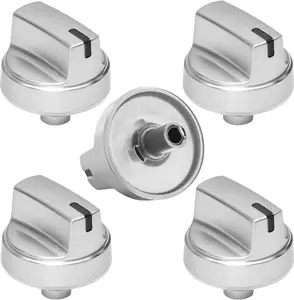 WB03X29315 Knob Compatible with ge Stove Knobs Replacements,Fit Models JGP5030SLSS JGP5036SLSS JGP5030SL1SS JGP5036SL1SS, Cooktop Knobs Replacements Gas Range Oven Surface Burner Control Knob 5Pcs