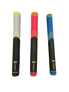 Blue/red/grey golf putter handle, pro wrap rubber golf handles, light weight putter handles, soft feel, non-slip, unique design grip