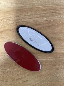 11.5x4.5cm Car Front Rear Trunk Emblem Cover Sticker for Ford Focus Mondeo Edge Ecosport Ranger Fiesta Fusion Kuga Accessories