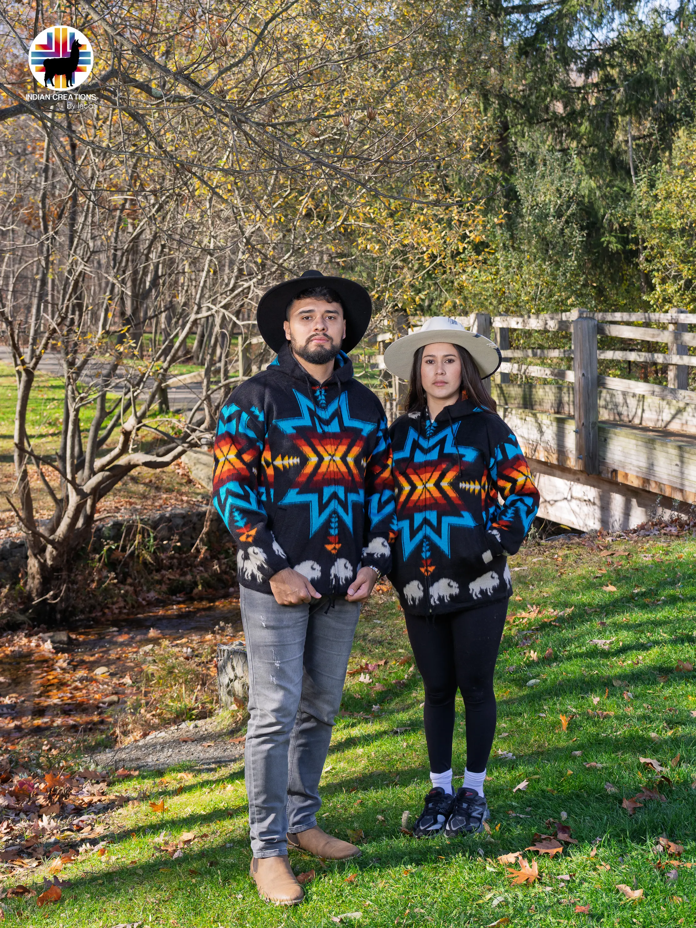 Superbells Alpaca Wool Jacket Handcrafted by Indigenous Hands Soft Warm with Hood Unisex One Size Fitted Medium Length Long Sleeve Winter Traditional Style
