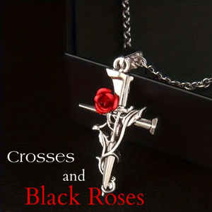 Crosses and Black Roses