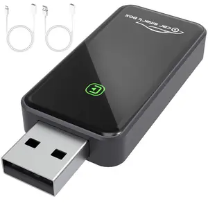 WAFTING Wireless CarPlay Adapter for iPhone - Convert Factory Wired to Wireless CarPlay, Plug-&-Play 5GHz Auto Connect with Zero Delay, iOS 10-17+ Compatible (iOSPhone 13/14/15/Pro/Max)