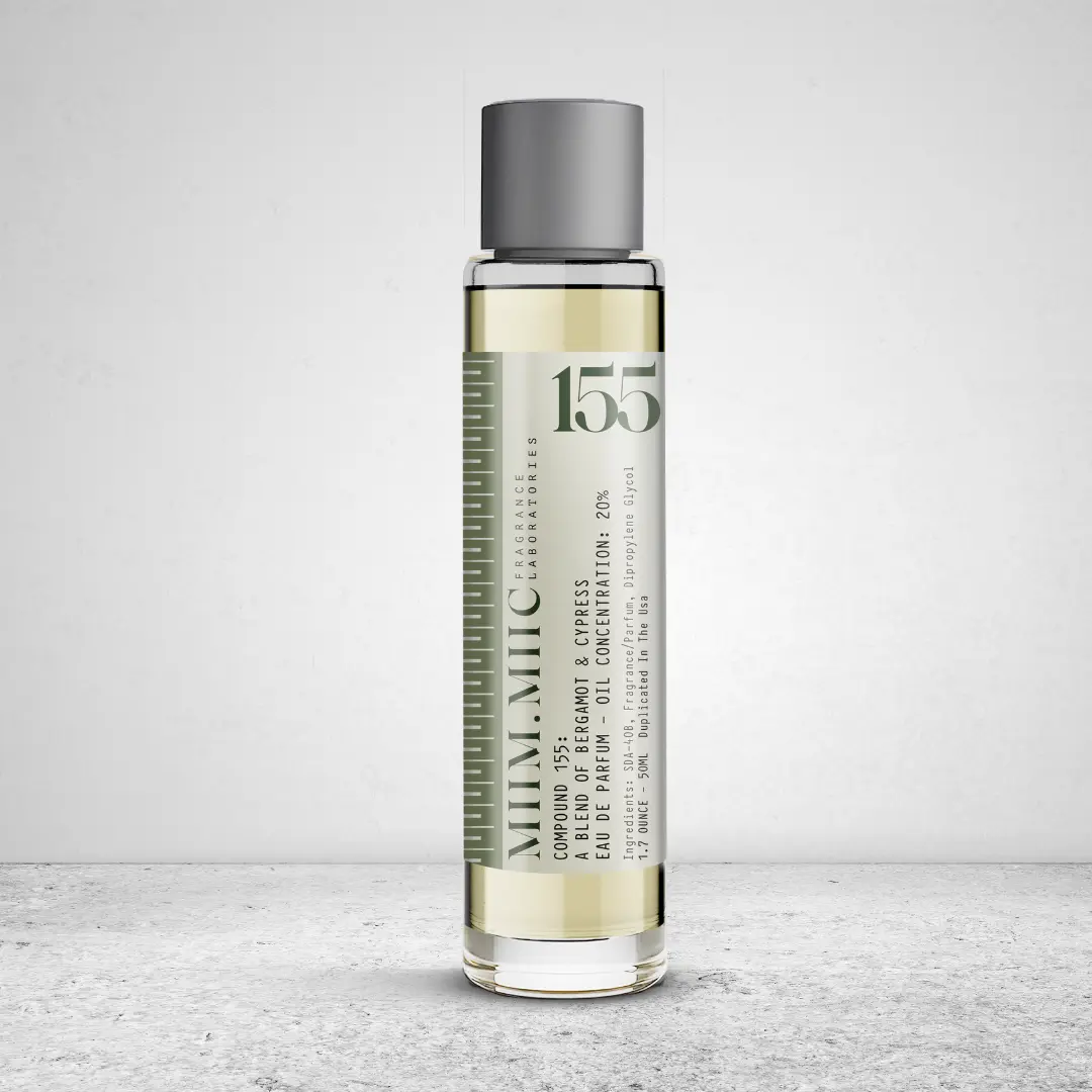 MIIM.MIIC No 155 Bergamot & Cypress Eau De Parfum, A Quiet Luxury Citrus Woody Fragrance for Men, Captivating Signature Scent with Notes of Ginger and Amber, Captivating Scent